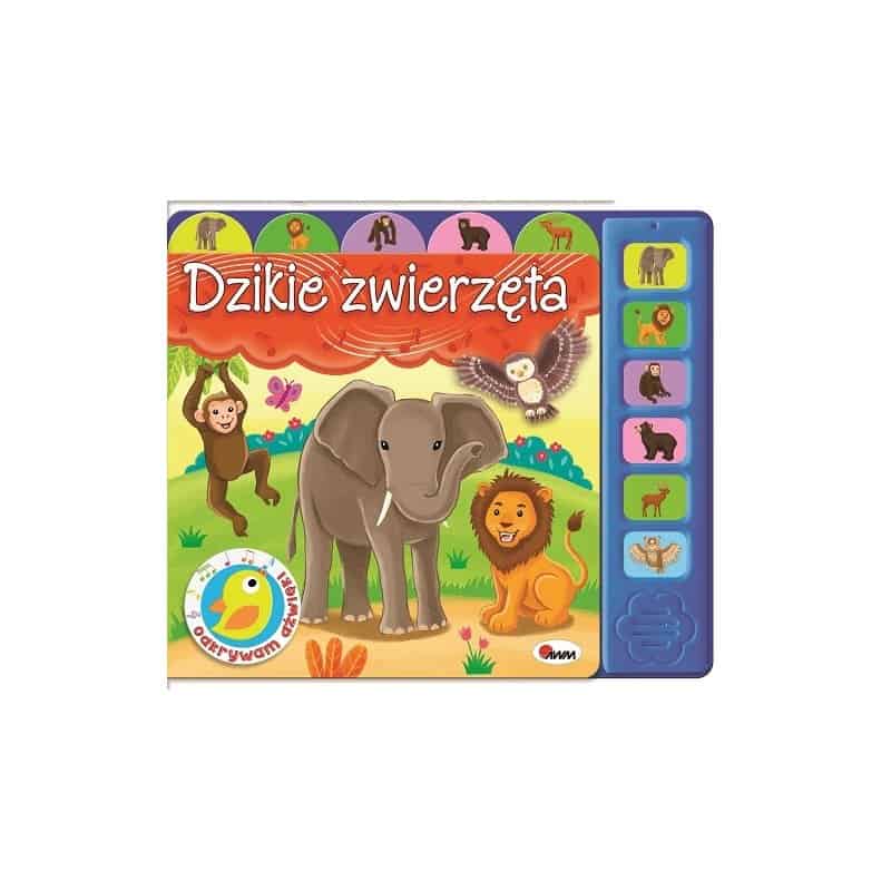 Odkr. dźwięki dzikie zwierzęta Książki/Interaktywne