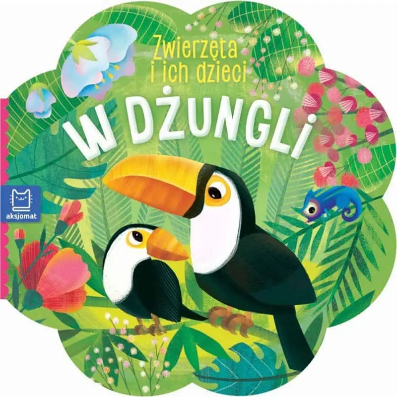 Zwierz. i ich dzieci w dżungli Książki/Obrazkowe