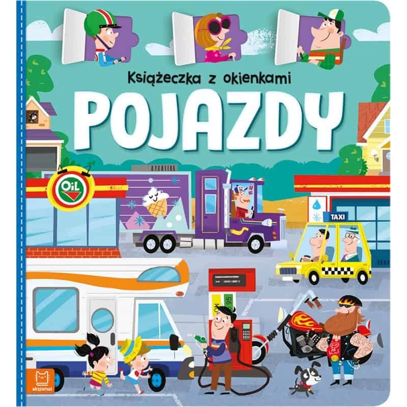 Książeczka z okienkami pojazdy Książki/Interaktywne