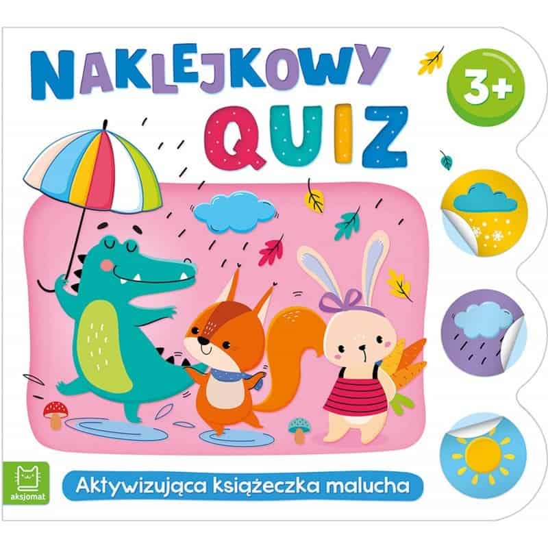 Naklejkowy quiz 3+ Książki/Interaktywne