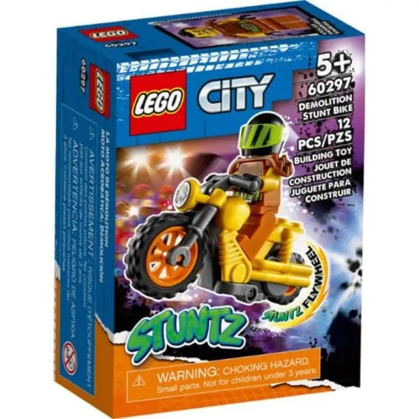 Lego City Demolka na motocyklu kaskaderskim 