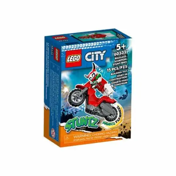 Lego City Motocykl kaskaderski brawurowego skorpiona