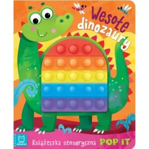 Dinozaury książeczka z pop it Zabawki/POP IT