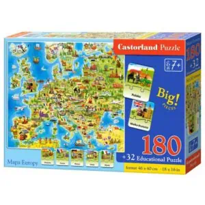 Edukacja e-227 mapa europy Zabawki/Puzzle