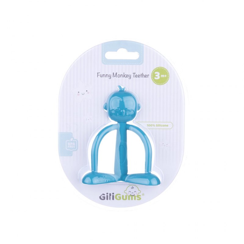 Gryzak małpka turkusowa Dumel