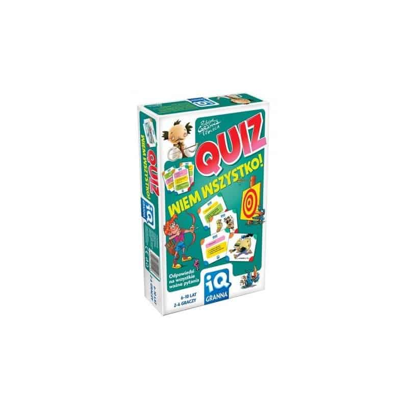 Gra iq quiz wiem już wszystko Zabawki/Gry