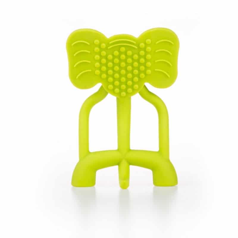 Gryz. usp. słoń limonka Mama i dziecko/Gryzaki Grzechotki/Gryzaki