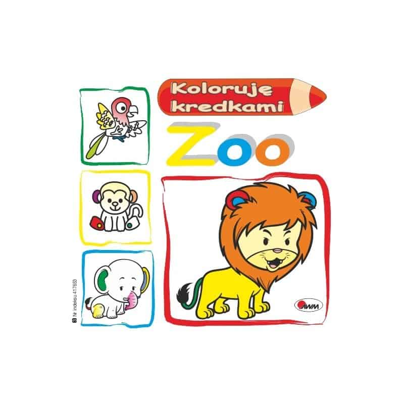 Koloruję kredkami z00 Książki/Kolorowanki wyklejanki