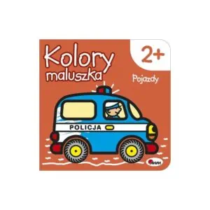 Kolory maluszka pojazdy Książki/Kolorowanki wyklejanki