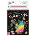 Księżniczki zdrap. z rysikiem Książki/Kolorowanki wyklejanki
