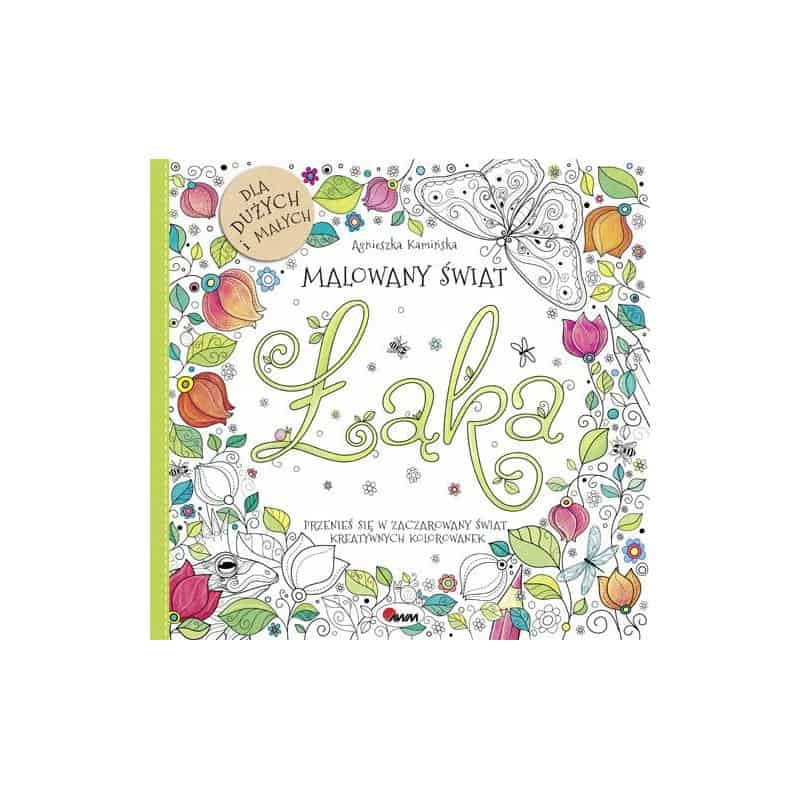 Łąka malowany świat Książki/Kolorowanki wyklejanki