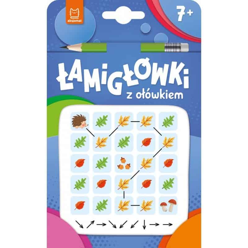 Łamigłówki z ołówkiem 7+ nieb. Książki/Gry i zadania