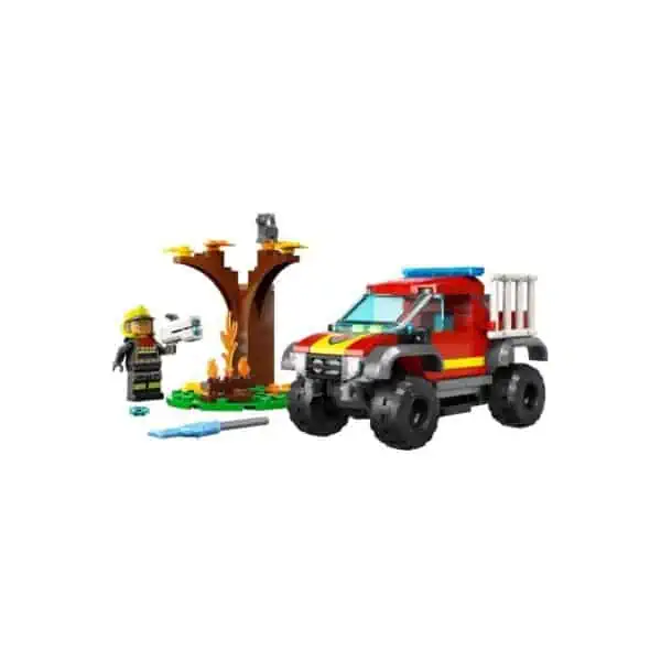 Lego City Wóz strażacki 4x4 – misja ratunkowa 