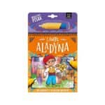 Mal. pisak wodny lampa aladyna Książki/Kolorowanki wyklejanki