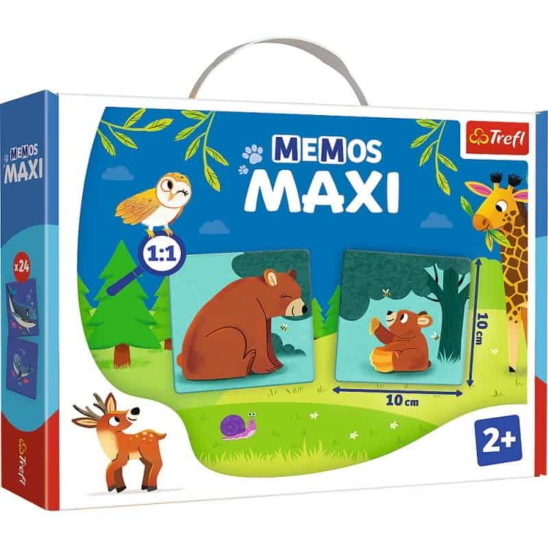 Memos maxi zwierz.i ich dzieci Zabawki/Gry