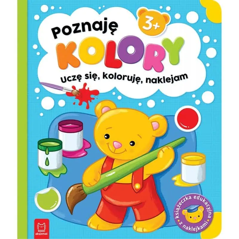 Poznaję kolory ucz.kol.nak. 3+ Książki/Gry i zadania