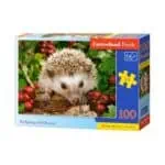 Puzzle 100 hedgehog berries Zabawki/Puzzle