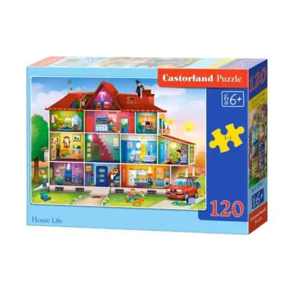 Puzzle 120el. house life Zabawki/Puzzle