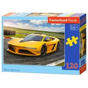 Puzzle 120el. yellow sportscar Zabawki/Puzzle