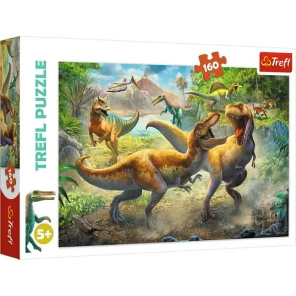 Puzzle 160 walczące tyranozaur Zabawki/Puzzle