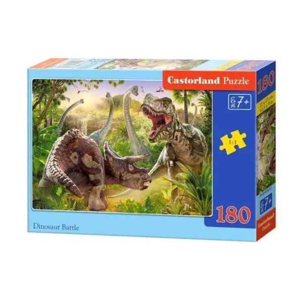 Puzzle 180 el. dinosaur battle Zabawki/Puzzle