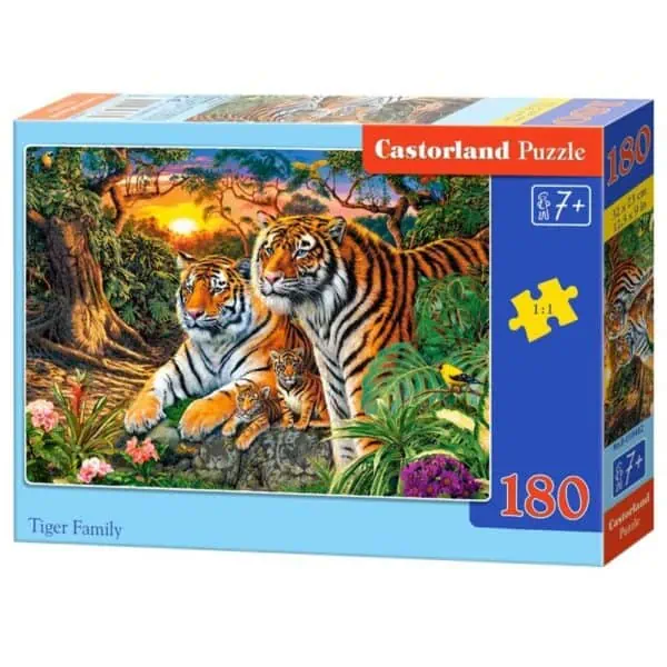 Puzzle 180 el. tiger family Zabawki/Puzzle