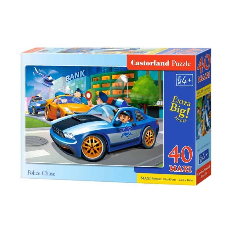 Puzzle 40 el.maxi police chase Zabawki/Puzzle