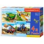Puzzle 4w1 agricult. machines Zabawki/Puzzle
