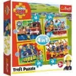Puzzle 4w1 pomocny strażak sam Zabawki/Puzzle