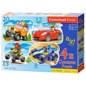 Puzzle 4w1 ride for fun Zabawki/Puzzle