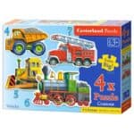 Puzzle 4w1 vechicles Zabawki/Puzzle