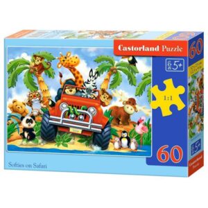 Puzzle 60el. softies on safari Zabawki/Puzzle