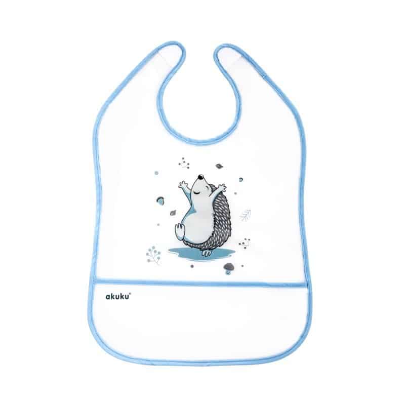 Śliniak z kieszonką jeżyk Mama i dziecko/Karmienie/Śliniaczki