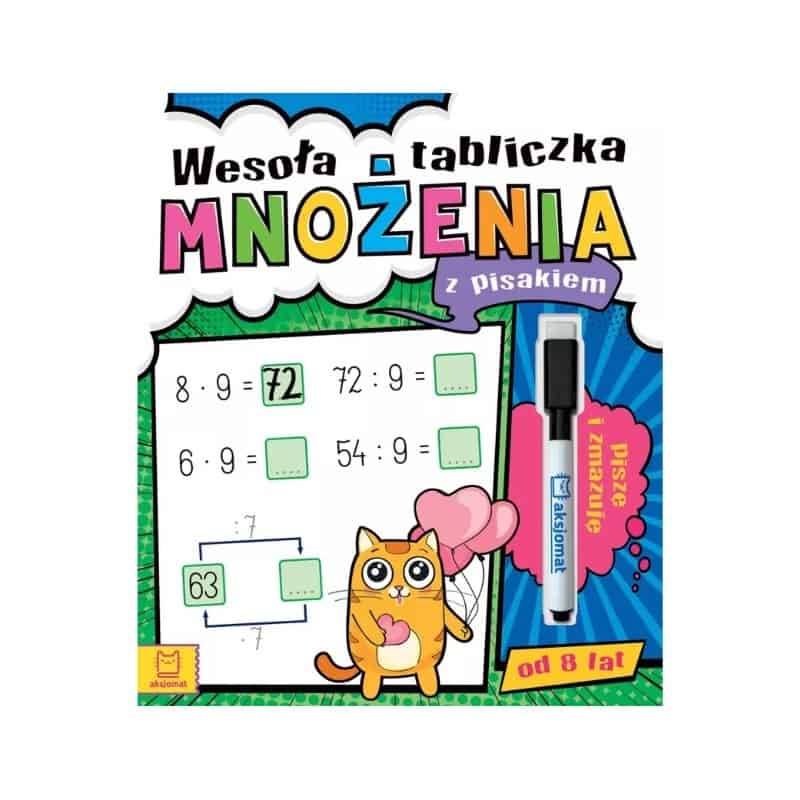 Wesoła tabliczka mnożenia 8+ Książki/Gry i zadania