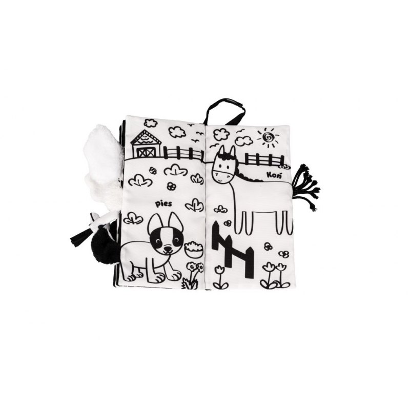 Zwierzaki sensory ogonki czarno-biała DUMEL - obrazek 5