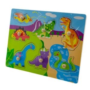Zab puzzle 30x22 dinozaury Zabawki/Zabawki drewniane