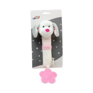 Zab. z dźw. pies biały 17cm Zabawki/Pluszaki