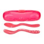 Zestaw sztućców w etui Mama i dziecko/Karmienie/Naczynia Pojemniki/Sztućce