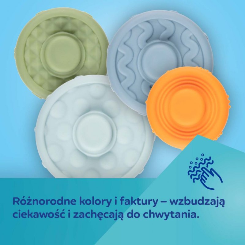 Sensoryczna układanka piramidka Canpol babies - obrazek 5