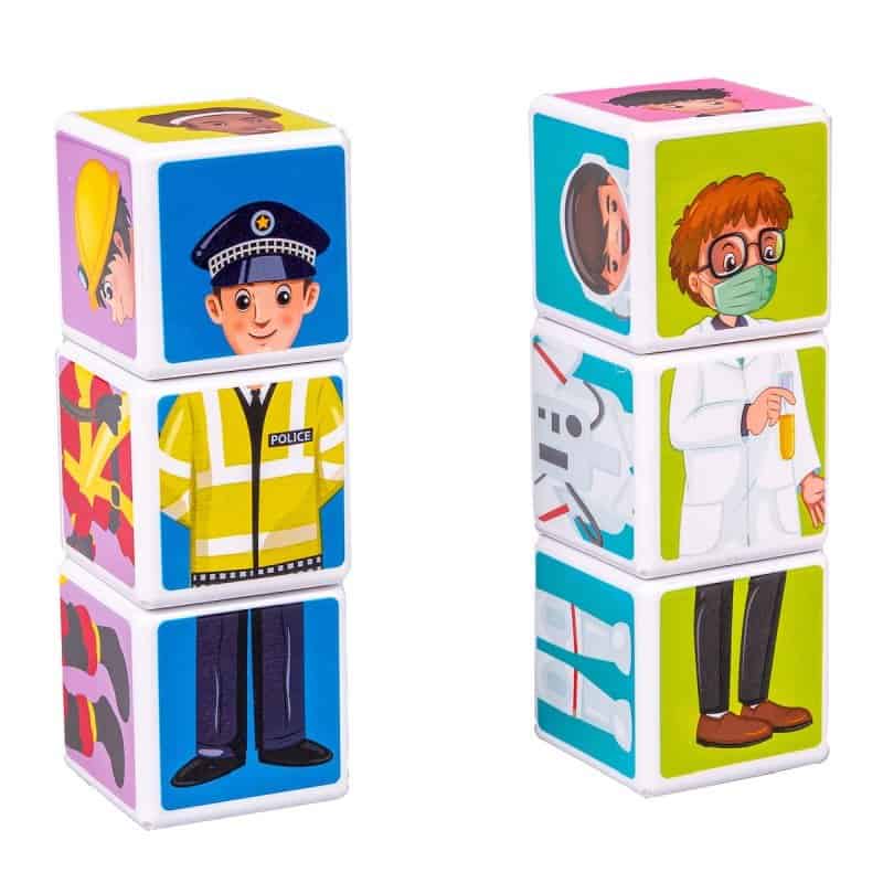 Klocki magnetyczne 12 zawodów - obrazek 3