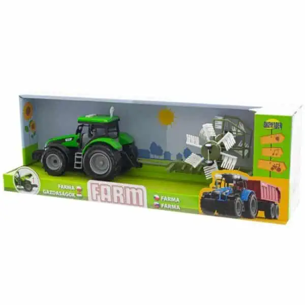 zielony traktor