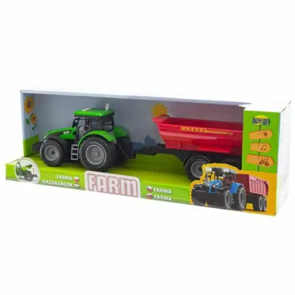 traktor zielony