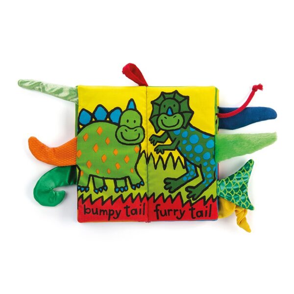 „Dino Tails” Książeczka Sensoryczna dla Dzieci Jellycat