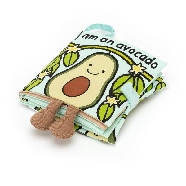 „Avocado Fabric” Książeczka Sensoryczna dla Dzieci Jellycat