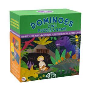 Dinozaury Gra Domino 2 w 1 Producent