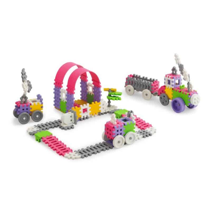 Klocki Mini Waffle Konstruktor 140 elementów