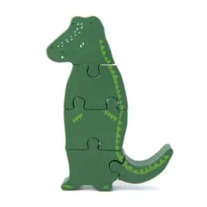 Krokodyl Drewniane Puzzle Producent