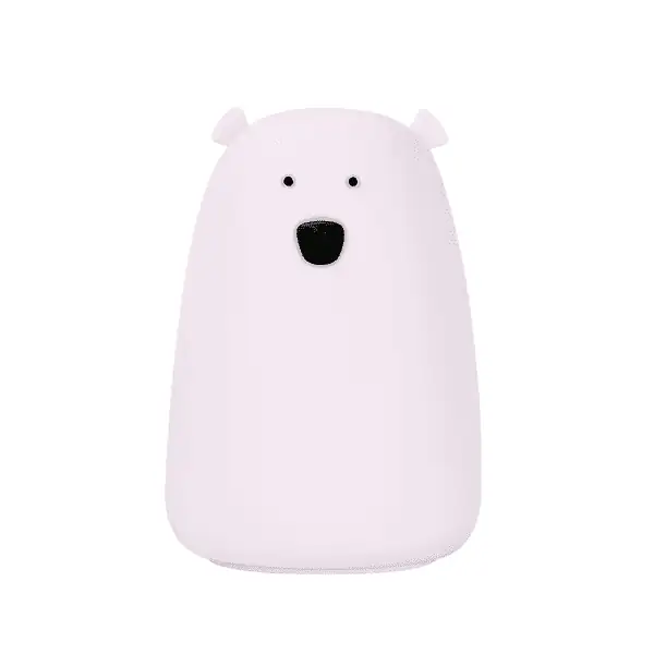 Miś Duży Lampka Silikonowa Kolor Lawendowy Producent