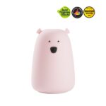 Miś Duży Lampka Silikonowa Różowa Producent