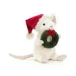 Wesoła Myszka ze Świątecznym Wieńcem 18 cm Producent